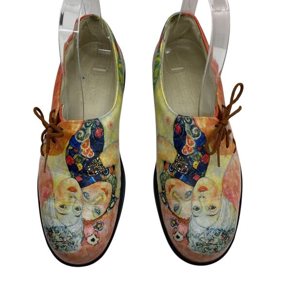 ICON Shoes - Icon Shoes Artist Gustav Klimt Women Friends Side Tie Sneaker Women's size 8